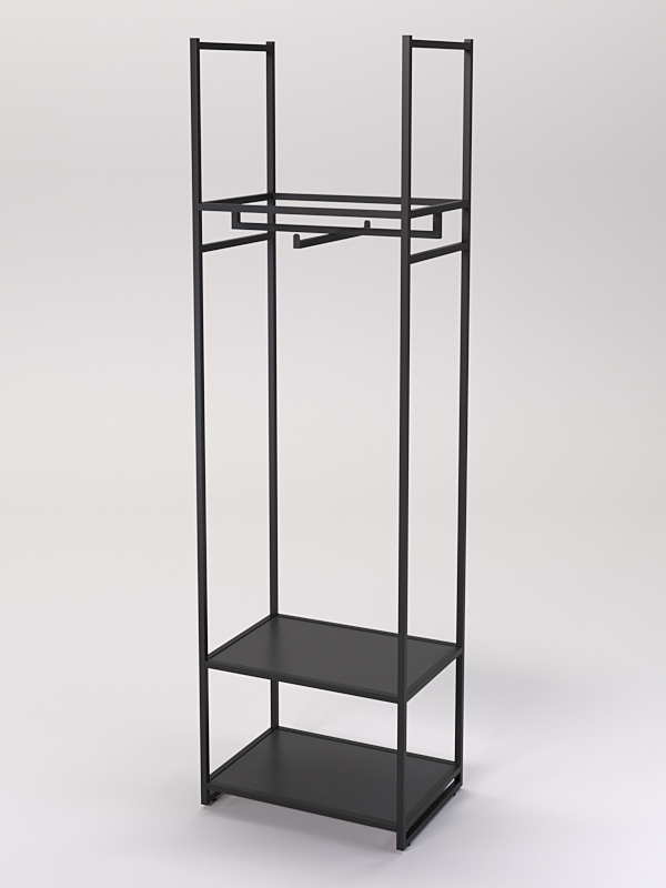 Стеллаж Стронг №113 в стиле ЛОФТ, Черный