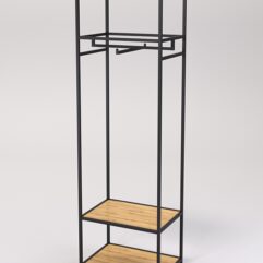 Стеллаж Стронг №113 в стиле ЛОФТ, Дуб Золотистый