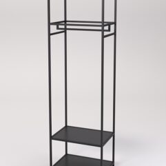 Стеллаж Стронг №115 в стиле ЛОФТ, Черный