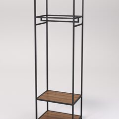 Стеллаж Стронг №115 в стиле ЛОФТ, Орех