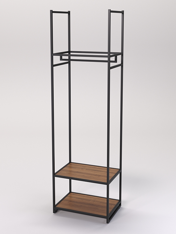 Стеллаж Стронг №115 в стиле ЛОФТ, Орех