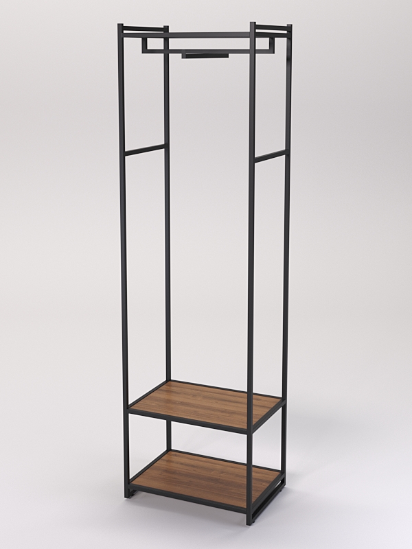 Стеллаж Стронг №117 в стиле ЛОФТ, Орех