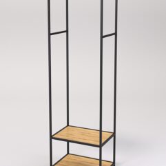 Стеллаж Стронг №117 в стиле ЛОФТ, Дуб Золотистый