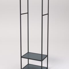 Стеллаж Стронг №117 в стиле ЛОФТ, Темно-Серый