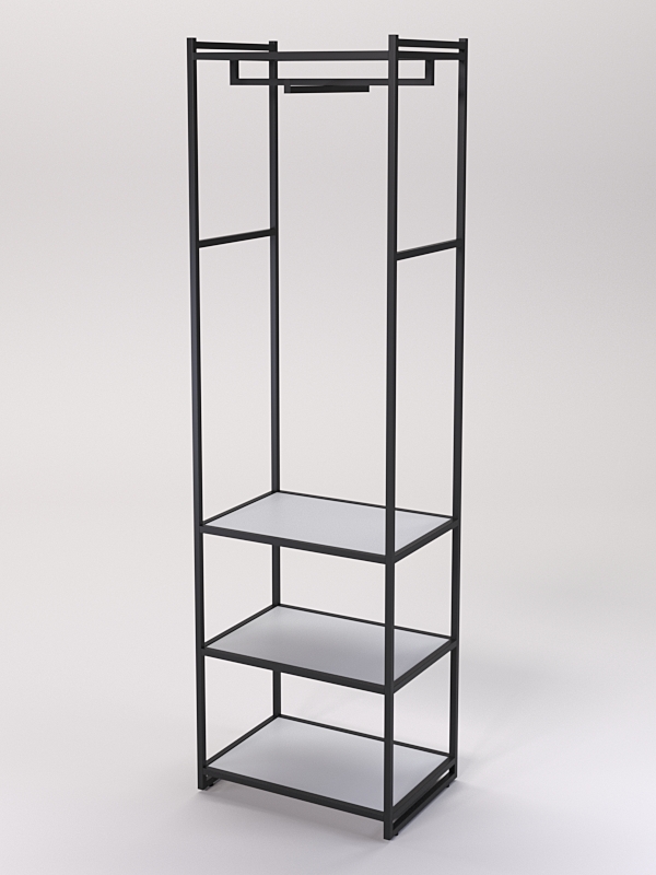 Стеллаж Стронг №121 в стиле ЛОФТ, Серый