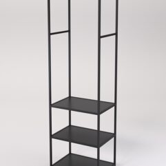 Стеллаж Стронг №121 в стиле ЛОФТ, Черный