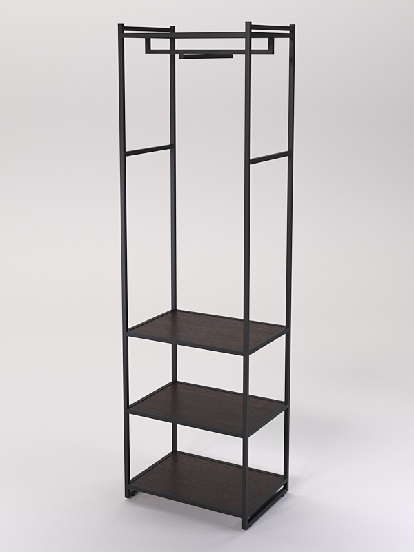 Стеллаж Стронг №121 в стиле ЛОФТ, Дуб Венге