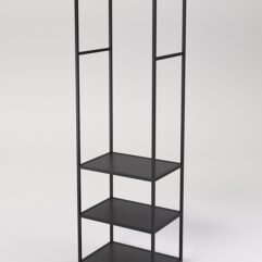 Стеллаж Стронг №123 в стиле ЛОФТ, Черный