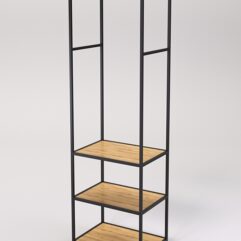 Стеллаж Стронг №123 в стиле ЛОФТ, Дуб Золотистый