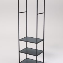 Стеллаж Стронг №123 в стиле ЛОФТ, Темно-Серый