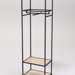 Стеллаж Стронг №125 в стиле ЛОФТ, Дуб Сонома