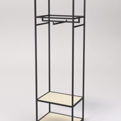 Стеллаж Стронг №125 в стиле ЛОФТ, Крем Вайс