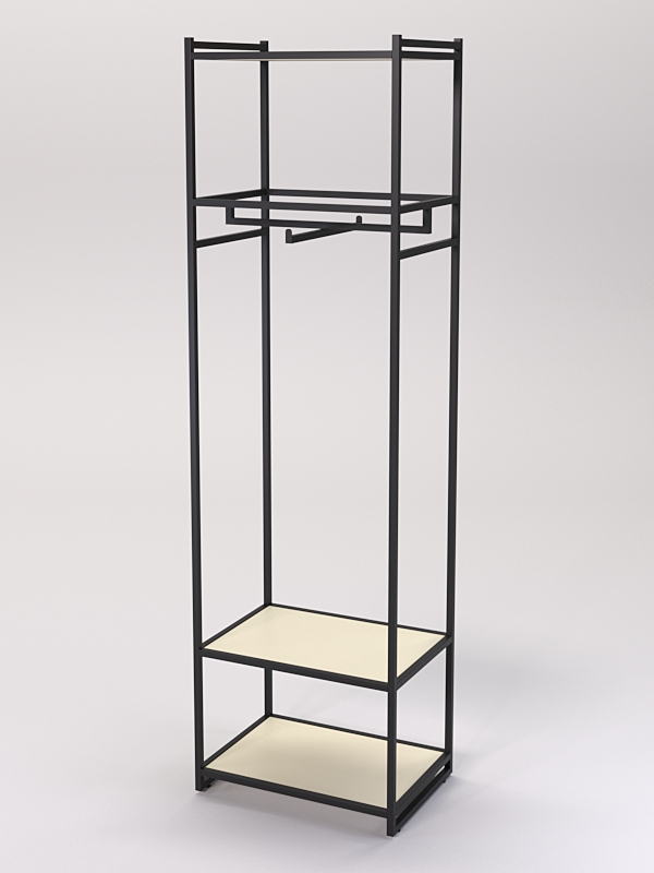 Стеллаж Стронг №125 в стиле ЛОФТ, Крем Вайс