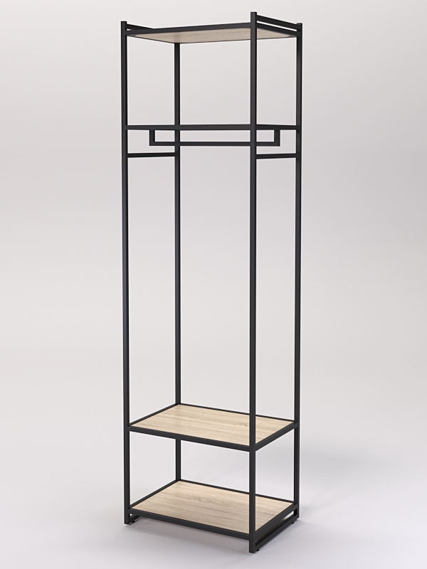 Стеллаж Стронг №127 в стиле ЛОФТ, Дуб Сонома