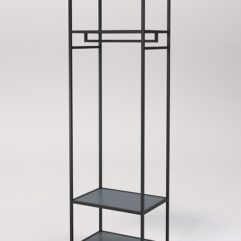 Стеллаж Стронг №127 в стиле ЛОФТ, Темно-Серый