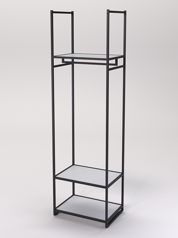 Стеллаж Стронг №129 в стиле ЛОФТ, Серый