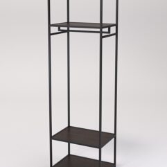 Стеллаж Стронг №129 в стиле ЛОФТ, Дуб Венге