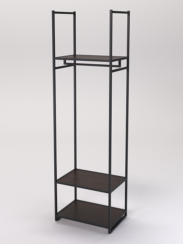 Стеллаж Стронг №129 в стиле ЛОФТ, Дуб Венге