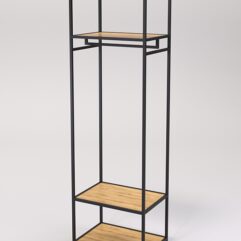 Стеллаж Стронг №131 в стиле ЛОФТ, Дуб Золотистый