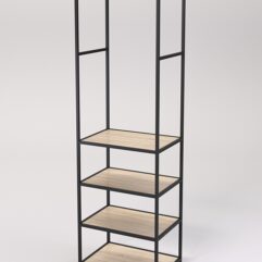 Стеллаж Стронг №133 в стиле ЛОФТ, Дуб Сонома