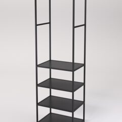 Стеллаж Стронг №133 в стиле ЛОФТ, Черный