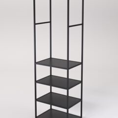 Стеллаж Стронг №135 в стиле ЛОФТ, Черный