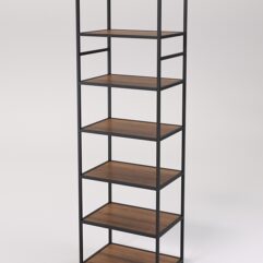 Стеллаж Стронг №137 в стиле ЛОФТ, Орех