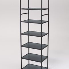 Стеллаж Стронг №137 в стиле ЛОФТ, Темно-Серый