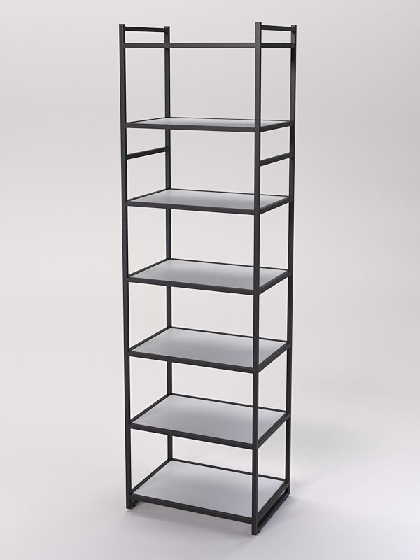 Стеллаж Стронг №139 в стиле ЛОФТ, Серый