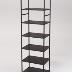 Стеллаж Стронг №139 в стиле ЛОФТ, Дуб Венге