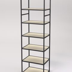 Стеллаж Стронг №139 в стиле ЛОФТ, Крем Вайс