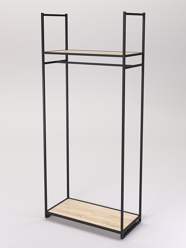 Стеллаж Стронг №141 в стиле ЛОФТ, Дуб Сонома