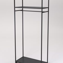 Стеллаж Стронг №141 в стиле ЛОФТ, Черный