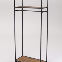 Стеллаж Стронг №141 в стиле ЛОФТ, Орех