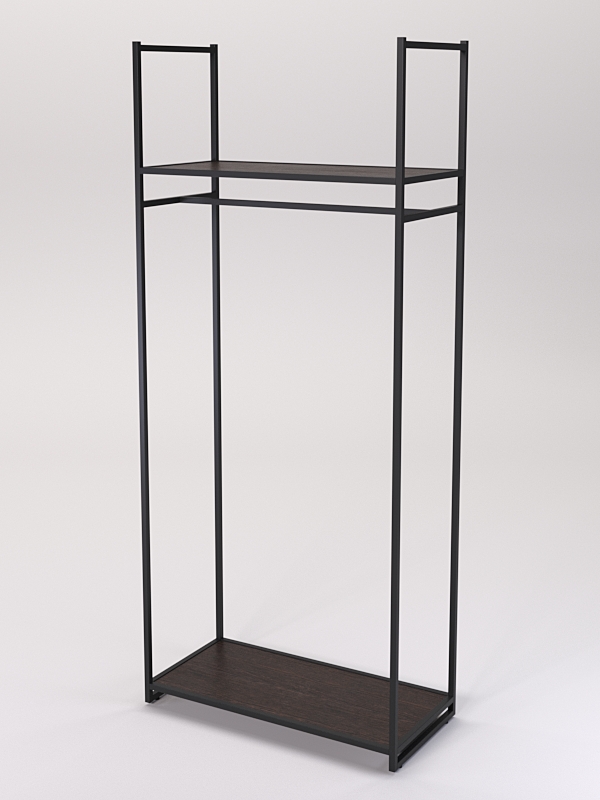 Стеллаж Стронг №141 в стиле ЛОФТ, Дуб Венге