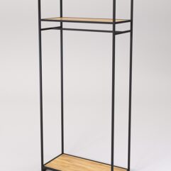 Стеллаж Стронг №141 в стиле ЛОФТ, Дуб Золотистый