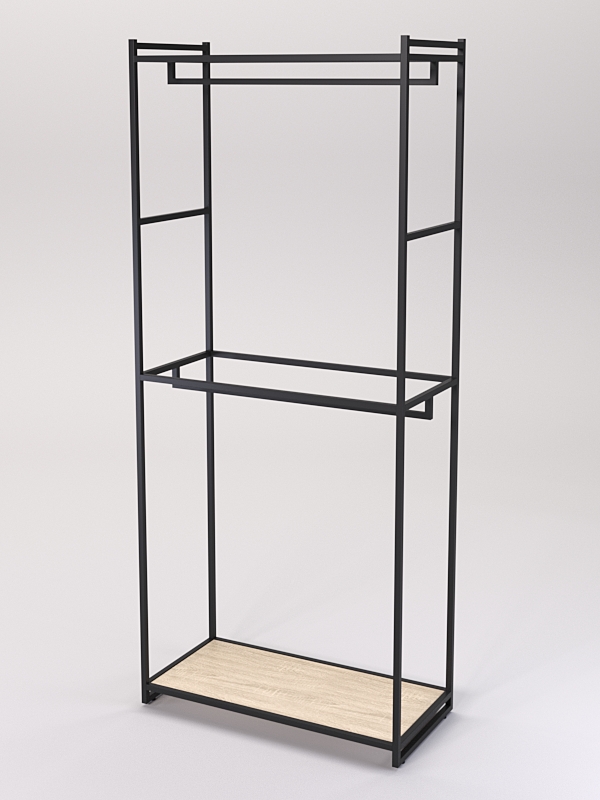 Стеллаж Стронг №142 в стиле ЛОФТ, Дуб Сонома