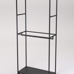 Стеллаж Стронг №142 в стиле ЛОФТ, Черный