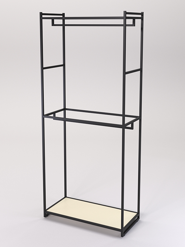 Стеллаж Стронг №142 в стиле ЛОФТ, Крем Вайс