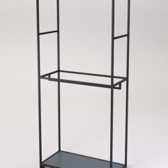 Стеллаж Стронг №142 в стиле ЛОФТ, Темно-Серый