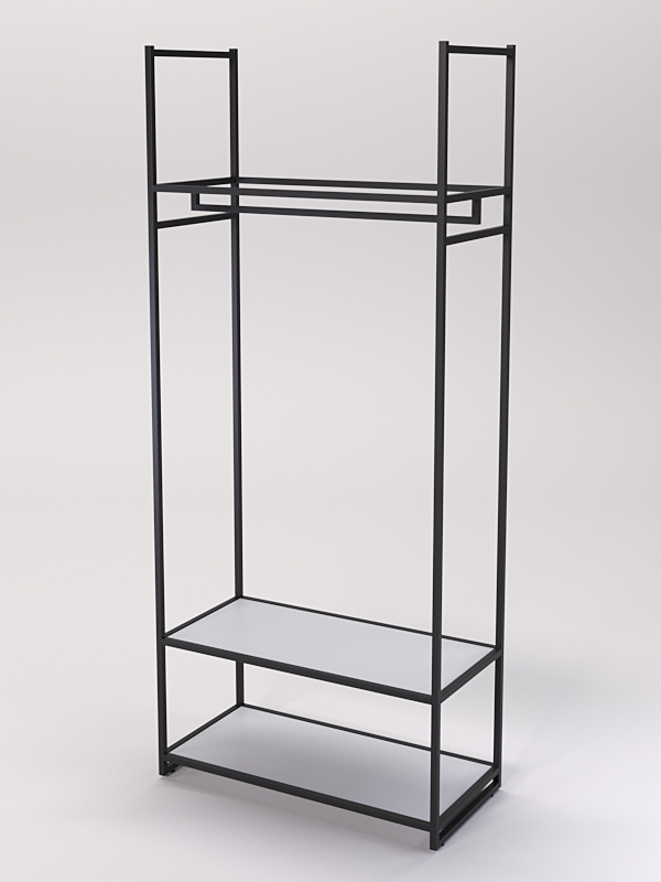 Стеллаж Стронг №143 в стиле ЛОФТ, Серый