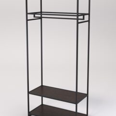 Стеллаж Стронг №143 в стиле ЛОФТ, Дуб Венге