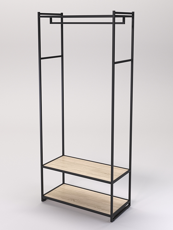 Стеллаж Стронг №144 в стиле ЛОФТ, Дуб Сонома