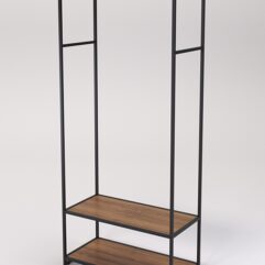 Стеллаж Стронг №144 в стиле ЛОФТ, Орех