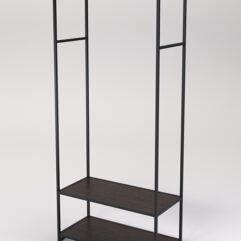 Стеллаж Стронг №144 в стиле ЛОФТ, Дуб Венге