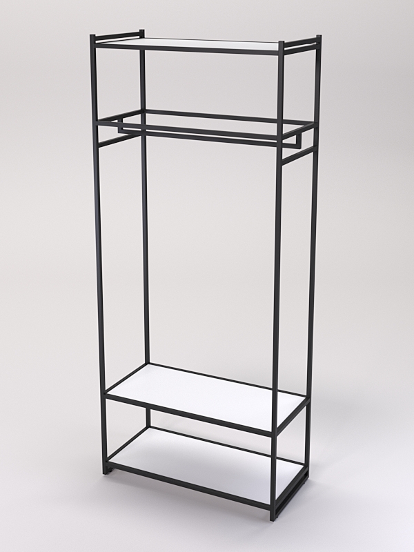 Стеллаж Стронг №146 в стиле ЛОФТ, Белый