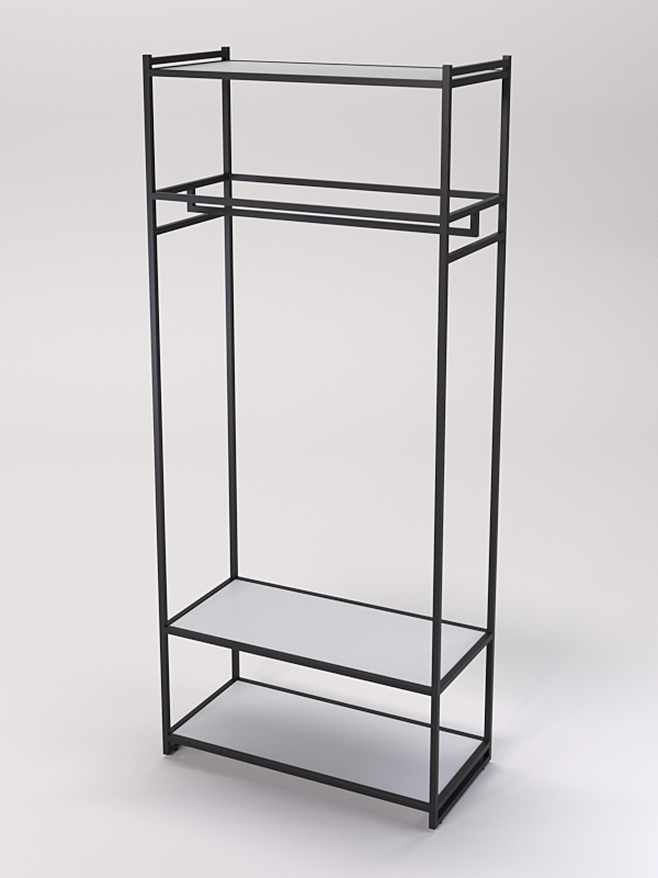 Стеллаж Стронг №146 в стиле ЛОФТ, Серый