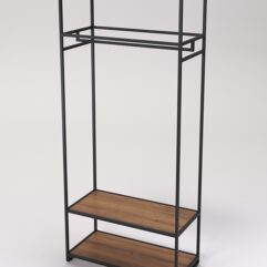 Стеллаж Стронг №146 в стиле ЛОФТ, Орех