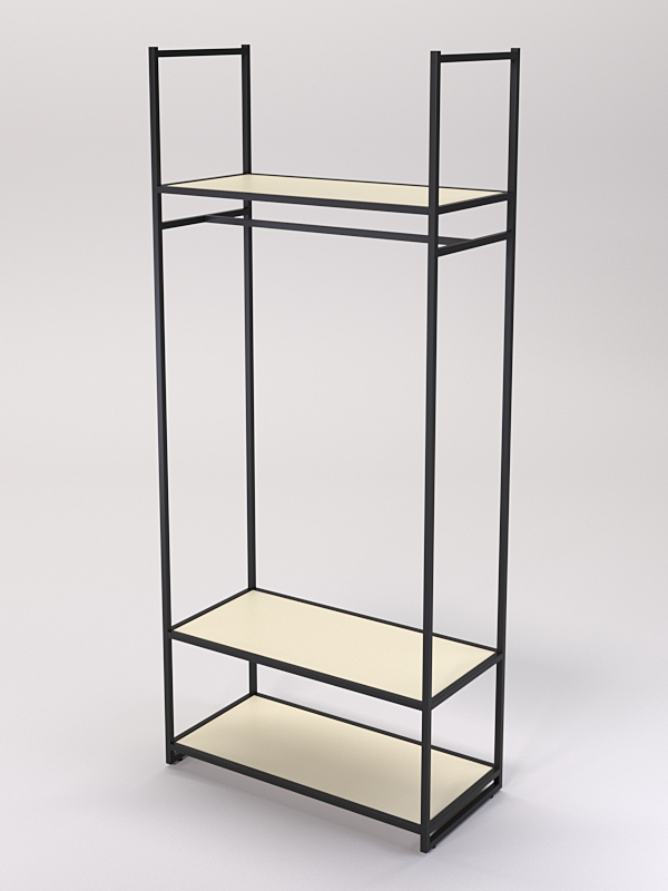 Стеллаж Стронг №147 в стиле ЛОФТ, Крем Вайс