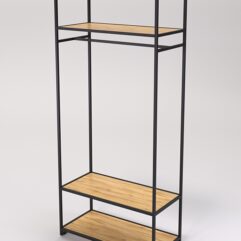 Стеллаж Стронг №147 в стиле ЛОФТ, Дуб Золотистый